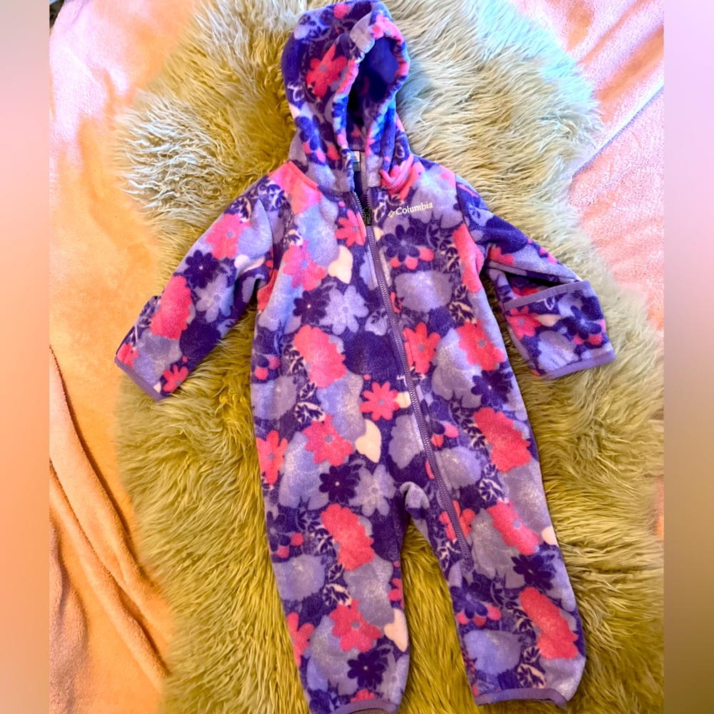Columbia Fleece Cold Weather Onsie For Babies